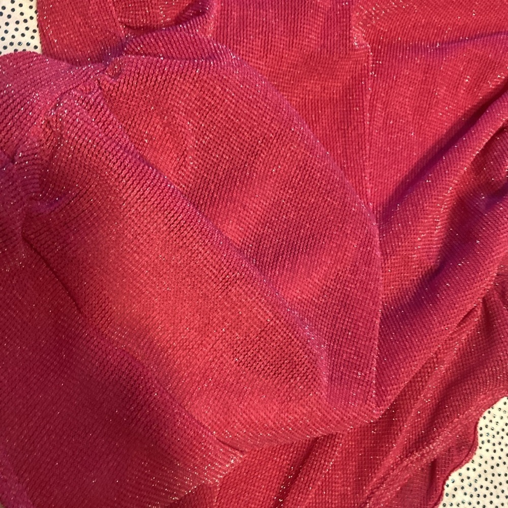 SHEIN Slayr Deep V-Neck Lantern Sleeve Bodysuit size S new without tag - Picture 12 of 16